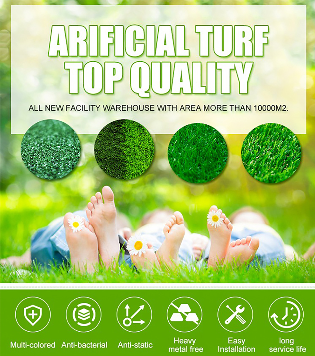20mm-40mm Natural turf landscaping Artificial lawn carpet grass