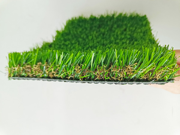 Nature Looking Green and Yellow Synthetic Turf Garden Artificial Grass 